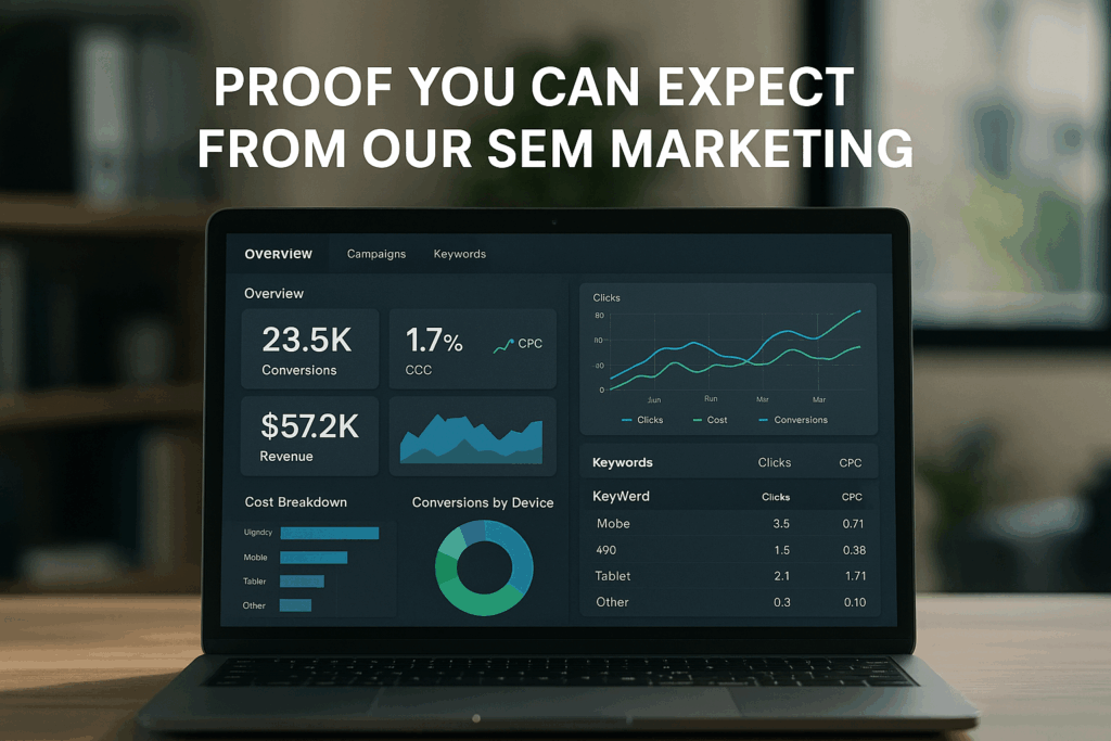 GrowthGen Digital team optimising Google Ads and SEM campaigns to deliver measurable results for clients.